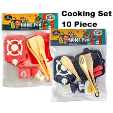Kitchen Cooking Set - 10 Piece, Assorted